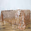 Sequin 90"x132" Rectangle Tablecloth Rose Gold - Seamless Big Payette Table Cover