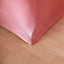 Stretch Spandex 72"x30" Rectangle Tablecloth Metallic Rose Gold - Form-Fitting Table Cover
