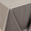 Lamour Satin 90"x156" Rectangle Tablecloth Silver - Luxurious, Soft Seamless Table Cover