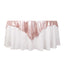 Polyester 72"x72" Table Overlay Square Tablecloth Rose Gold - Sequin Dots Wrinkle-Free Table Cover