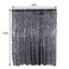 8ftx8ft Black Big Payette Sequin Event Curtain Drapes, Backdrop Event Panel