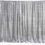 20ftx10ft Silver Metallic Shimmer Tinsel Event Curtain Drapes, Backdrop Event Panel
