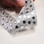 Decorative Rhinestone Alphabet "G" Letter Stickers, Glitter Adhesive Craft Letters Silver DIY Sparkle Embellishments 4"