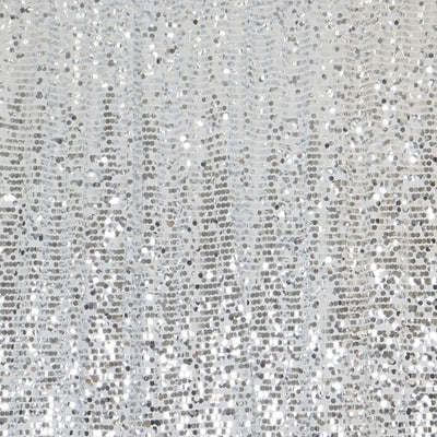 20ftx10ft Silver Big Payette Sequin Event Curtain Drapes, Backdrop Event Panel