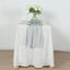 Glitter Gauze 27"x120" Table Runner Silver - Sparkling Reusable Sheer Table Linen