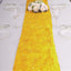 Metallic Tinsel Polyester 12"x108" Table Runner Gold - Shimmery Fringe Shag Event Table Decor
