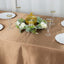 Satin Rectangular 90"x132" Tablecloth Taupe - Seamless Table Cover