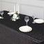 Shimmer Tinsel Spandex 72"x30" Rectangle Tablecloth Metallic Black Glittered Shiny Stretch Table Cover