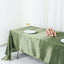 Satin Rectangular 60"x126" Tablecloth Dusty Sage Green - Smooth and Lustrous Table Cover