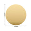 10-Pack Candle Plate Circle Acrylic Mirror Tray Gold Round - Event Display Decor 16"
