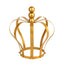 Metal Royal Crown Cake Topper Gold - Sophisticated Wedding Cake Centerpiece Decor for Themed Events 9"