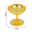 12-Pack Plastic Dessert Cup Candy Dishes Gold - Decorative Mini Pedestal Stands for Treats 2"