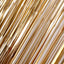 8ft Matte Gold Metallic Tinsel Foil Fringe Doorway Curtain Party Backdrop