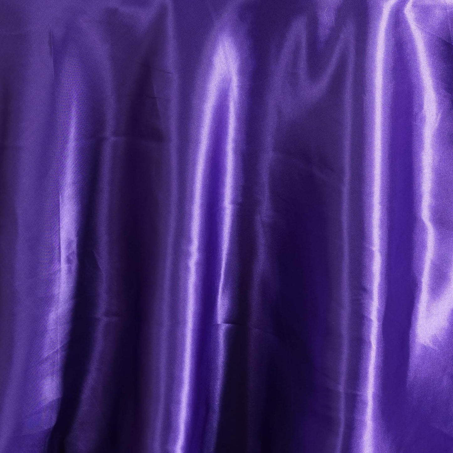 Satin 108" Round Tablecloth Purple - Smooth and Lustrous Table Cover