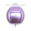 2 Pack 18" 4D Lavender Lilac Sphere Mylar Foil Helium or Air Balloons