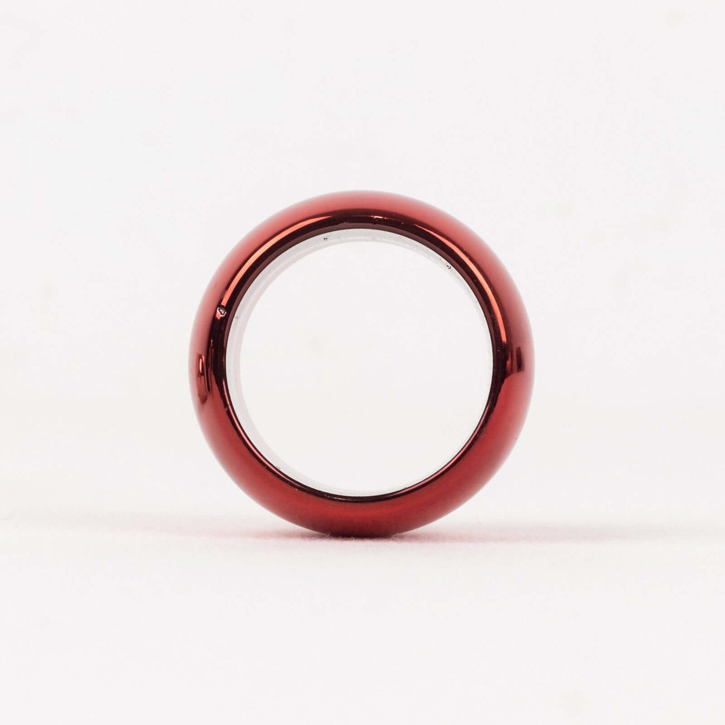 4 Pack Shiny Metallic Red Acrylic Napkin Rings