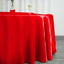 Satin 120" Round Tablecloth Red - Stylish Seamless Table Cover