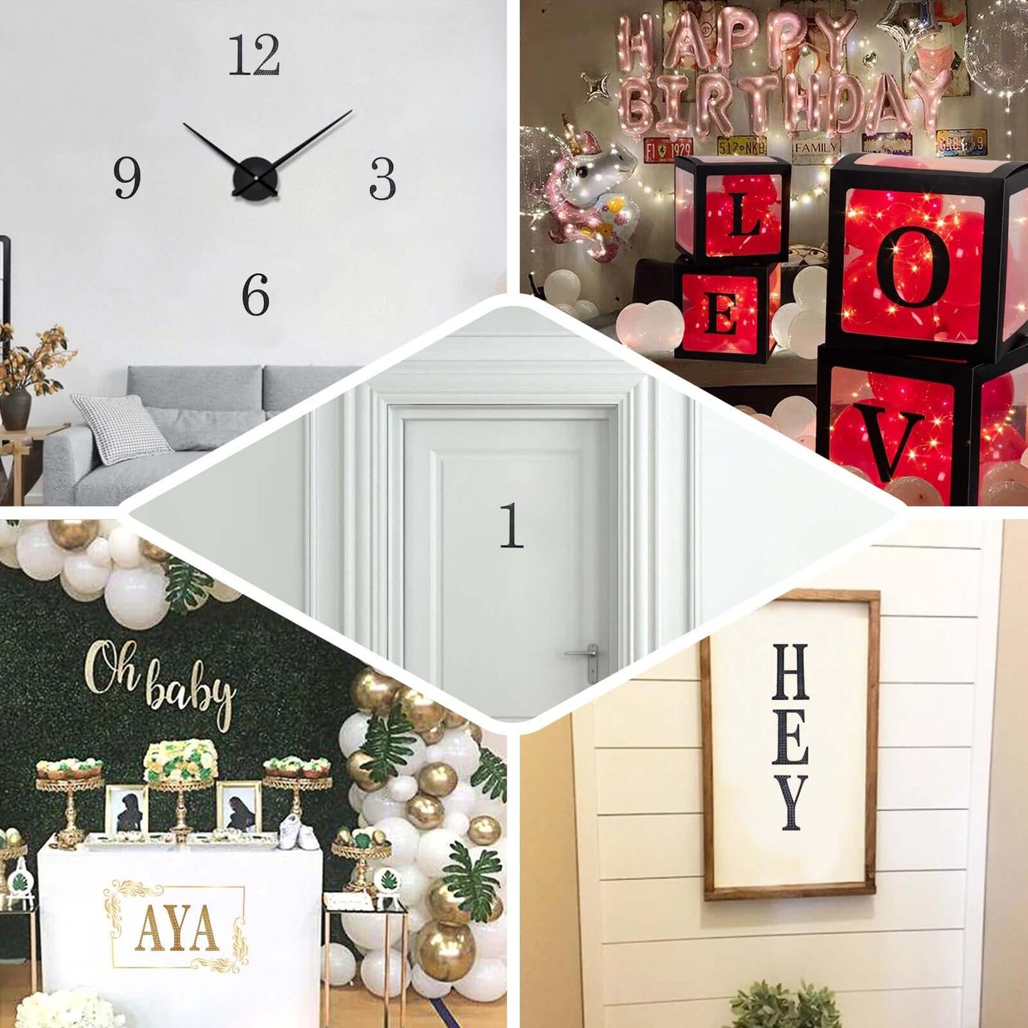 Decorative Rhinestone Alphabet "I" Letter Stickers, Glitter Adhesive Craft Letters Gold DIY Sparkle Embellishments 4"