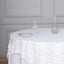 Sequin 72"x72" Table Overlay Square Tablecloth White - Big Payette Design for Classy Celebrations