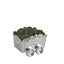 12 Pack 2.5" Silver Mini Chariot Treat Party Favor Boxes, Small Candy Container Gift Boxes