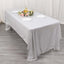 Sequin Dots Polyester 60"x126" Rectangle Tablecloth Shimmering Silver - Wrinkle Free & Sparkling Table Cover