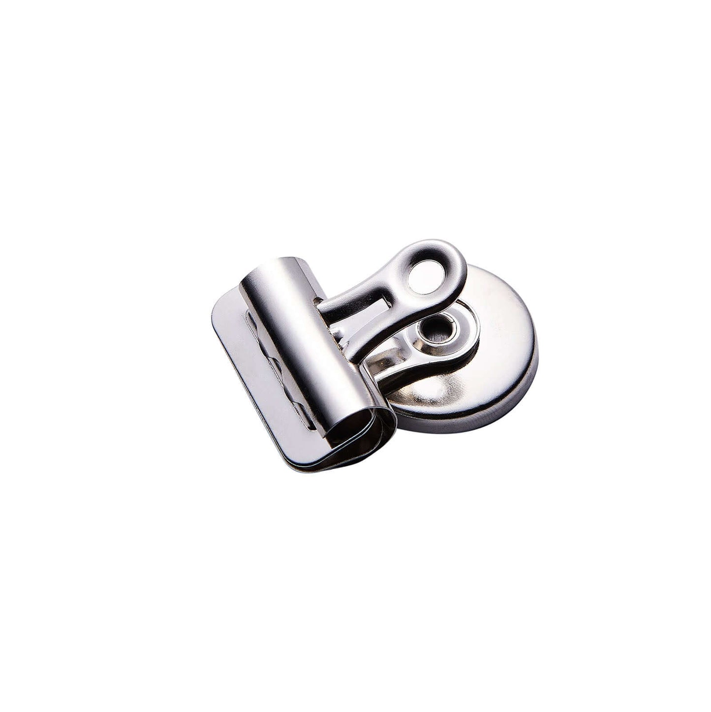 4 Pack 7.5oz Capacity Stainless Steel Heavy Duty Magnet Clips, Silver Refrigerator Bulldog Clips