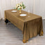 Sequin Dots Polyester 60"x126" Rectangle Tablecloth Shimmering Antique Gold - Wrinkle Free & Sparkling Table Cover