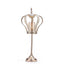 Metal Crown Pillar Candle Holder Stand Gold - Votive Holder Centerpiece 25"