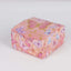 25 Pack Pink Butterfly Themed Candy Gift Boxes with "Thank You" Print, Cardstock Paper Party Favor Boxes - 4"x4"x2"