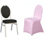 Spandex Chair Cover for Banquet Chairs Pink - Stretch 160GSM Fabric with Slip-On Slipcover