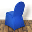 Spandex Chair Cover for Banquet Chairs Royal Blue - Stretch 160GSM Fabric with Slip-On Slipcover
