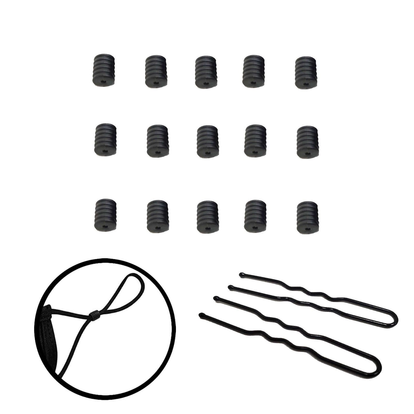 50 Pcs Silicon Mask Buckle For Adjusting Mask Rope, Ear Loop Adjuster - Clearance SALE