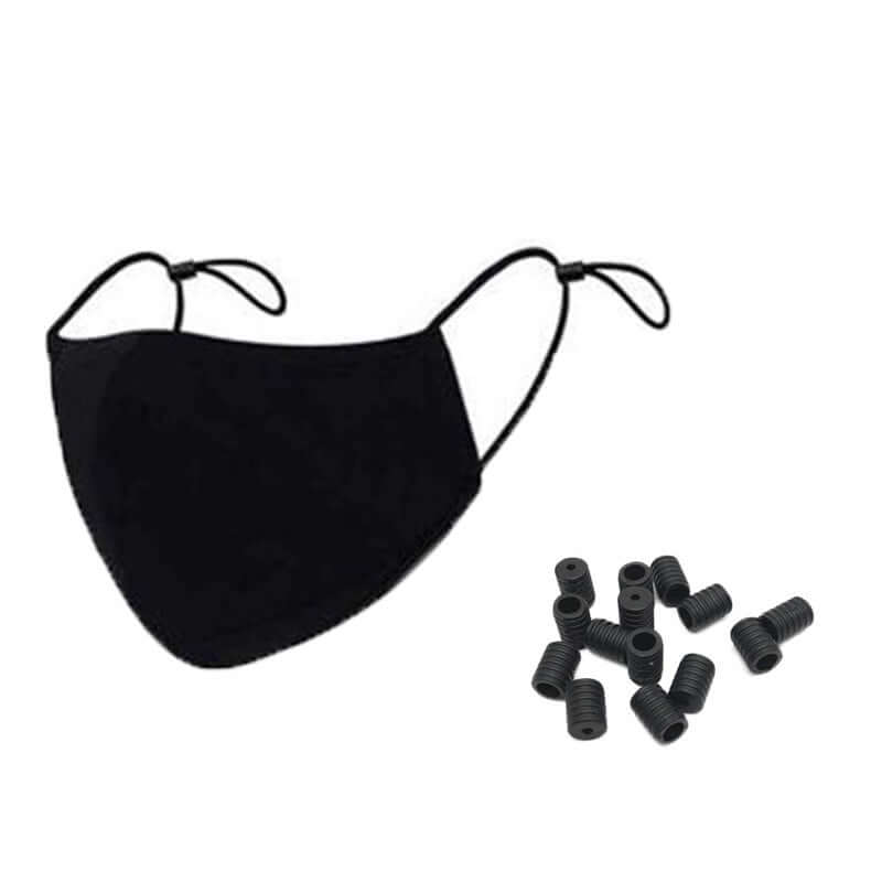 50 Pcs Silicon Mask Buckle For Adjusting Mask Rope, Ear Loop Adjuster - Clearance SALE