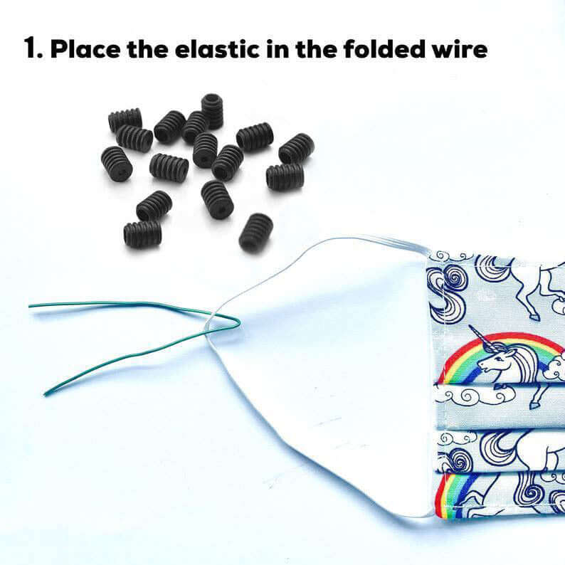 50 Pcs Silicon Mask Buckle For Adjusting Mask Rope, Ear Loop Adjuster - Clearance SALE