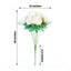 2 Bushes 18" Real Touch Cream Artificial Rose Flower Bouquet, Silk Long Stem Flower Arrangements