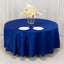 Lamour Satin 108" Round Tablecloth Royal Blue - Durable & Silk-Like Table Cover