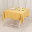 Lamour Satin 54"x54" Table Overlay Square Tablecloth Champagne - Durable & Silk-Like Table Cover