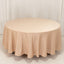 Lamour Satin 108" Round Tablecloth Nude - Durable & Silk-Like Table Cover