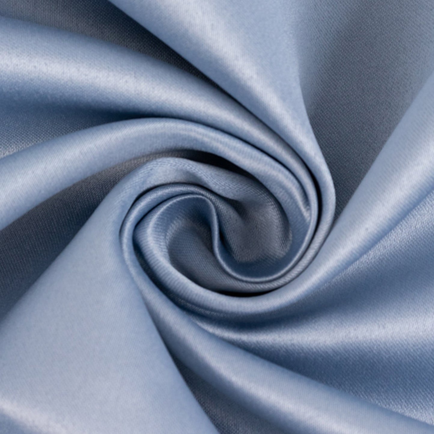 54"x10 Yards Dusty Blue Lamour Satin Fabric Bolt, Heavy Matte Satin Fabric By The Yard