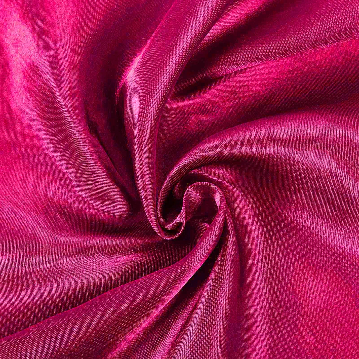 Satin Rectangular 60"x102" Tablecloth Fuchsia - Smooth and Lustrous Table Cover