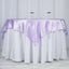 Satin 60"x60" Table Overlay Square Tablecloth Lavender Lilac - Smooth Silky Touch Table Cover