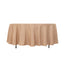 Lamour Satin 108" Round Tablecloth Nude - Durable & Silk-Like Table Cover