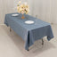 Lamour Satin 60"x102" Rectangle Tablecloth Dusty Blue - Durable & Silky Soft Feel Table Cover