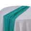 Chiffon 6ft Table Runner Turquoise - Flowy & Lightweight Table Decor