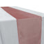 Premium Velvet 12"x108" Table Runner Dusty Rose - Sheen Finish Reusable Table Decor