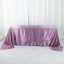 Satin Rectangular 90"x132" Tablecloth Violet Amethyst - Seamless Table Cover