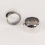 4 Pack Shiny Metallic Silver Acrylic Napkin Rings