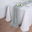 Chiffon 6ft Table Runner Silver - Flowy & Lightweight Table Decor