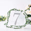 Decorative Rhinestone Number "7" Stickers, Glitter Adhesive Craft Numbers Silver DIY Sparkle Embellishments 8"