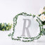 Decorative Rhinestone Alphabet "R" Letter Stickers, Glitter Adhesive Craft Letters Silver DIY Sparkle Embellishments 8"